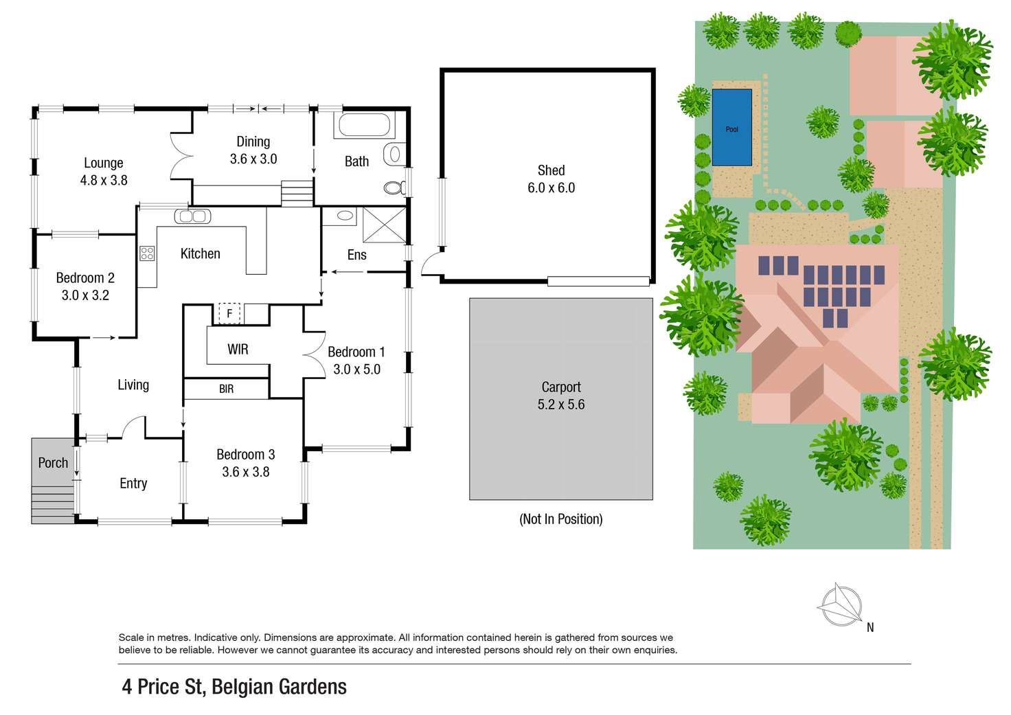 Floorplan of Homely house listing, 4 Price Street, Belgian Gardens QLD 4810