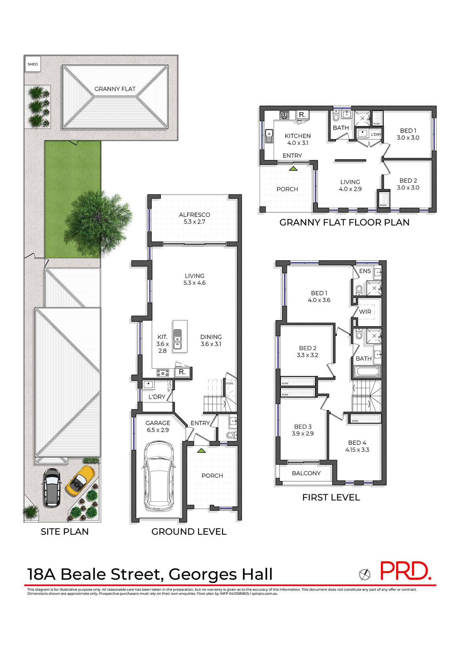 Floorplan of Homely house listing, 18a Beale Street, Georges Hall NSW 2198