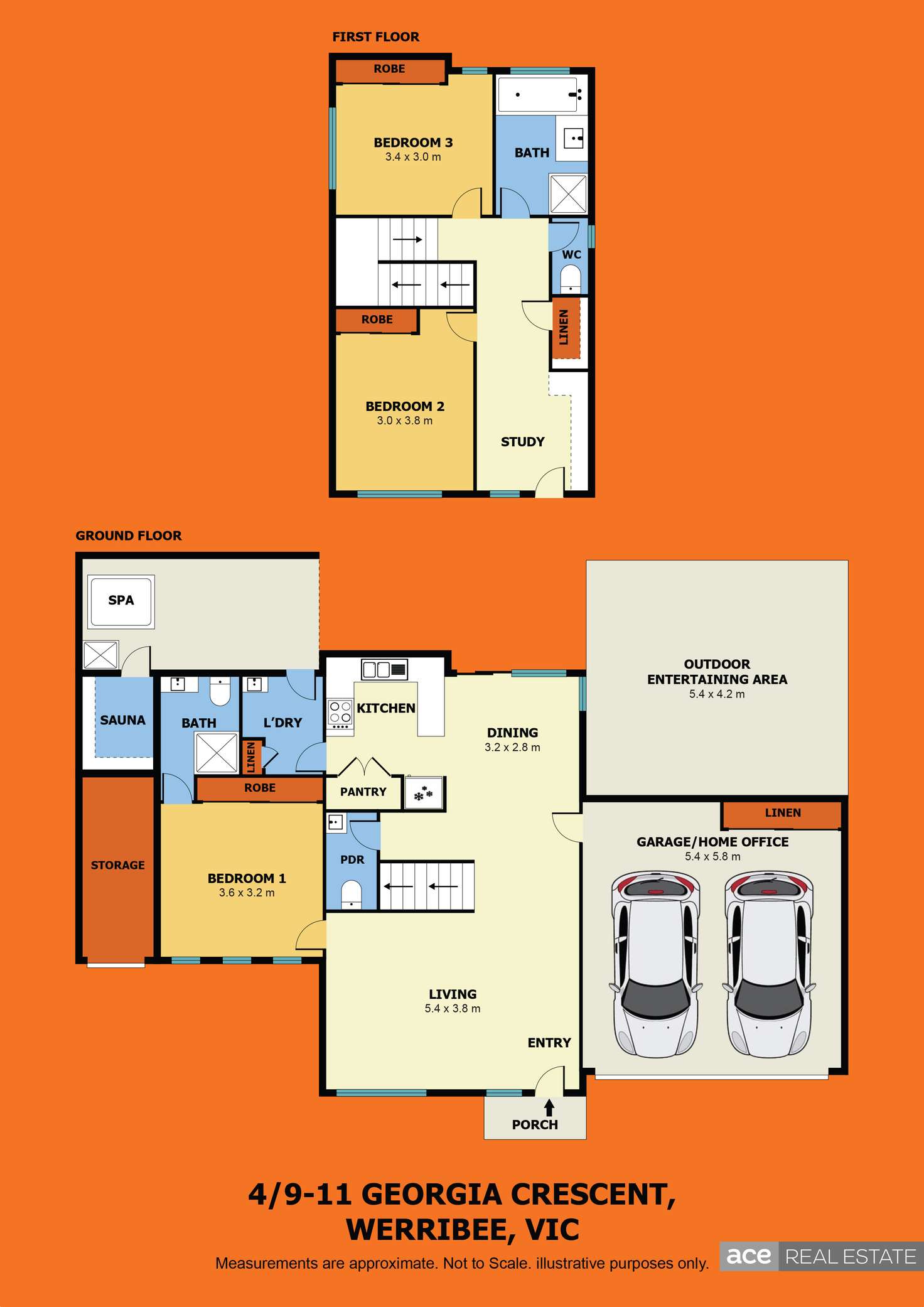 Floorplan of Homely house listing, 4/9-11 Georgia Crescent, Werribee VIC 3030