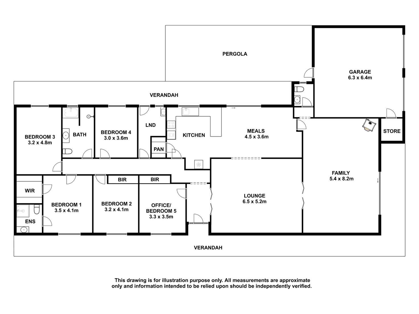 Floorplan of Homely house listing, 1 Orchard Avenue, Keith SA 5267