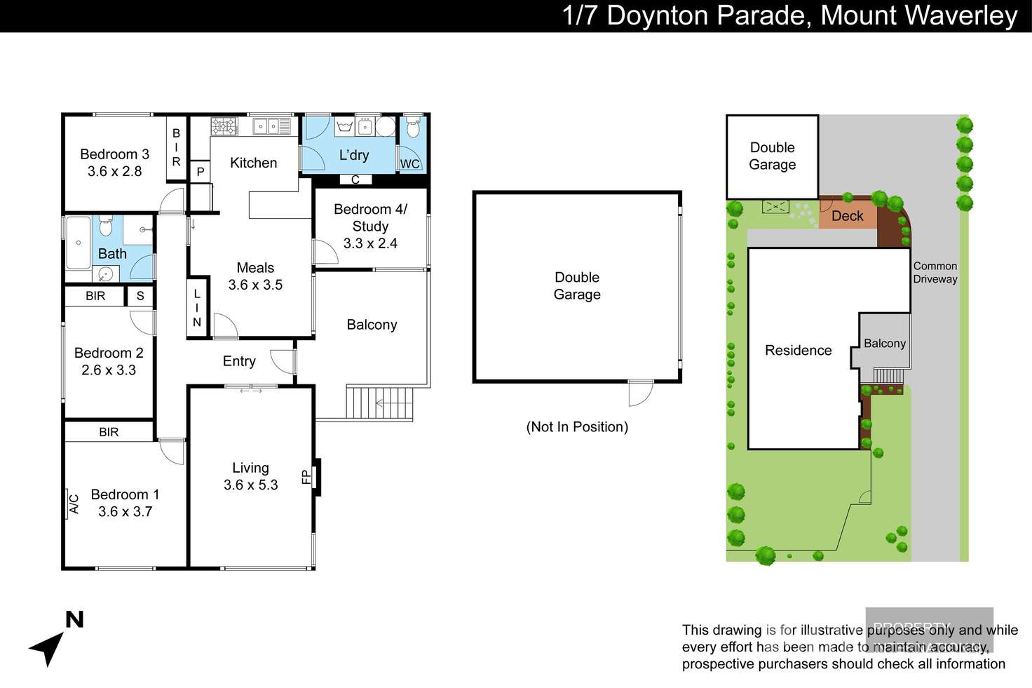 Floorplan of Homely unit listing, 1/7 Doynton Parade, Mount Waverley VIC 3149