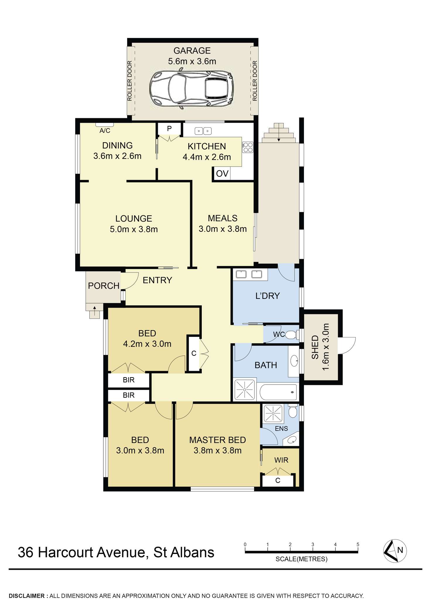 Floorplan of Homely house listing, 36 Harcourt Avenue, St Albans VIC 3021