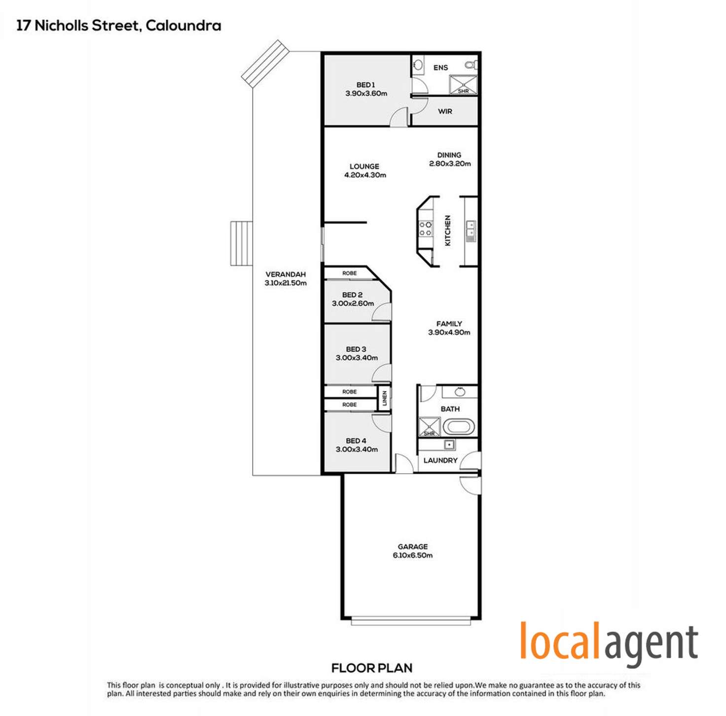 Floorplan of Homely house listing, 17 Nicholls Street, Caloundra QLD 4551