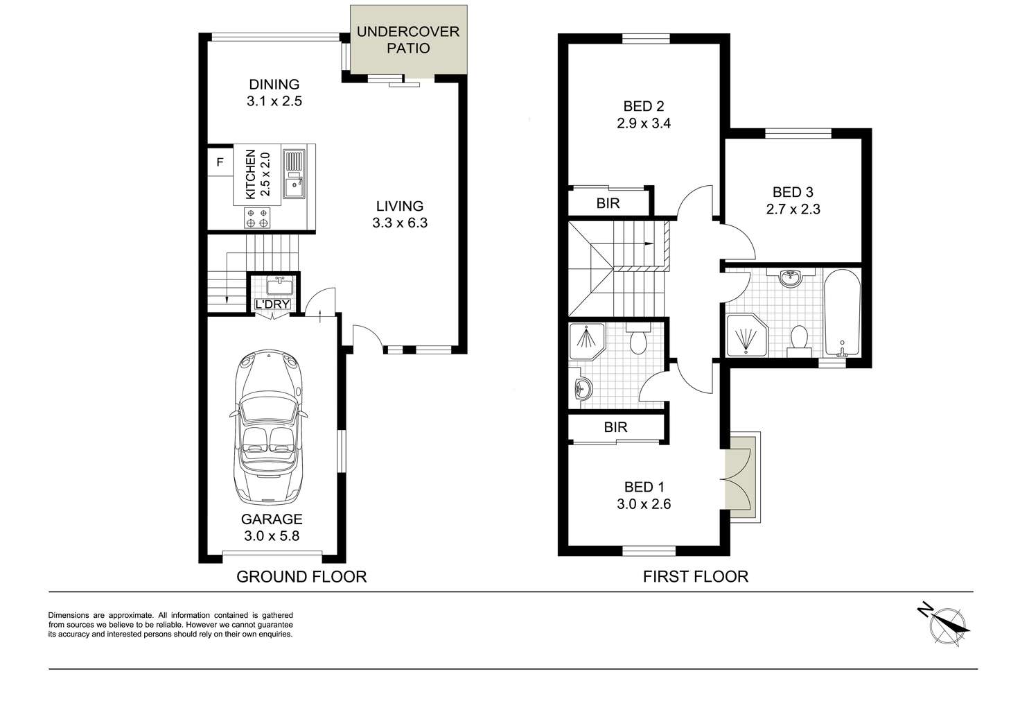 Floorplan of Homely townhouse listing, 22/15-21 Webb Avenue, Hornsby NSW 2077