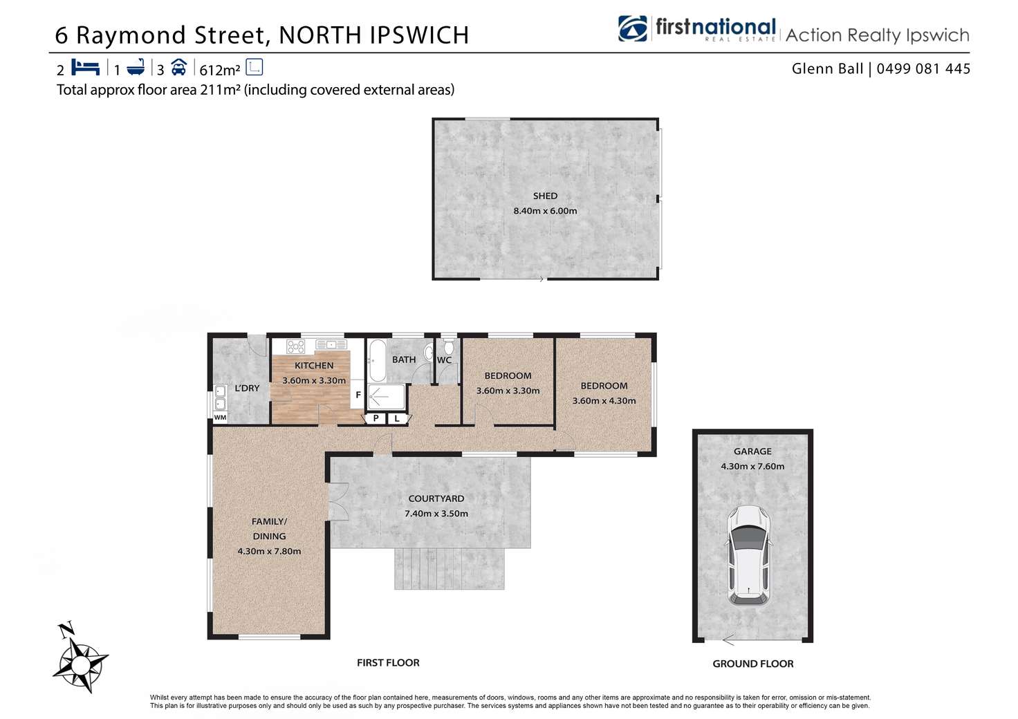 Floorplan of Homely house listing, 6 Raymond Street, North Ipswich QLD 4305