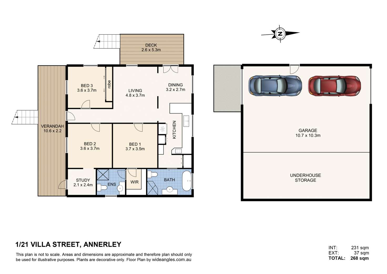 Floorplan of Homely house listing, 1/21 Villa Street, Annerley QLD 4103