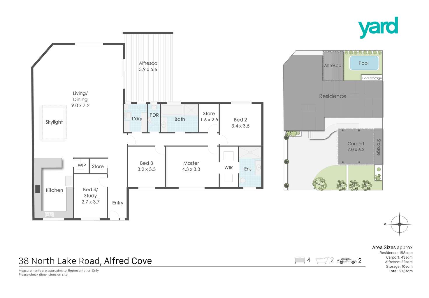 Floorplan of Homely house listing, 38 North Lake Road, Alfred Cove WA 6154