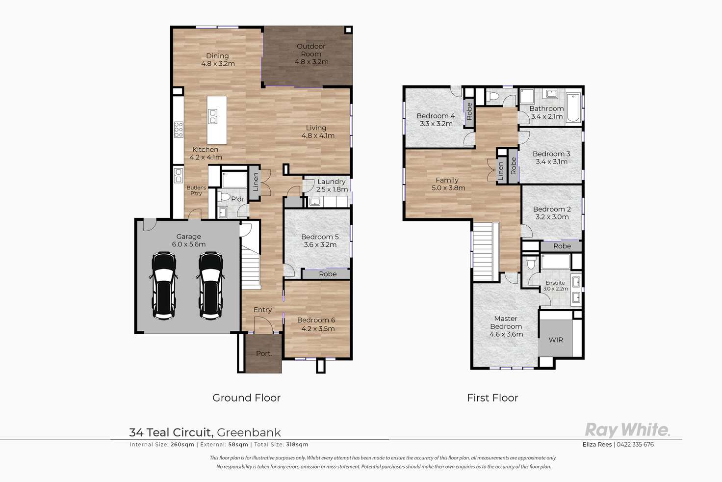 Floorplan of Homely house listing, 34 Teal Circuit, Greenbank QLD 4124