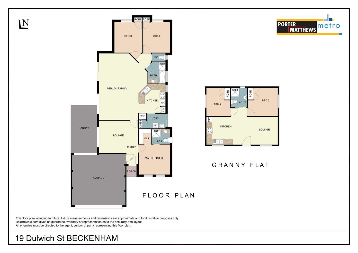 Floorplan of Homely house listing, 19 Dulwich St, Beckenham WA 6107