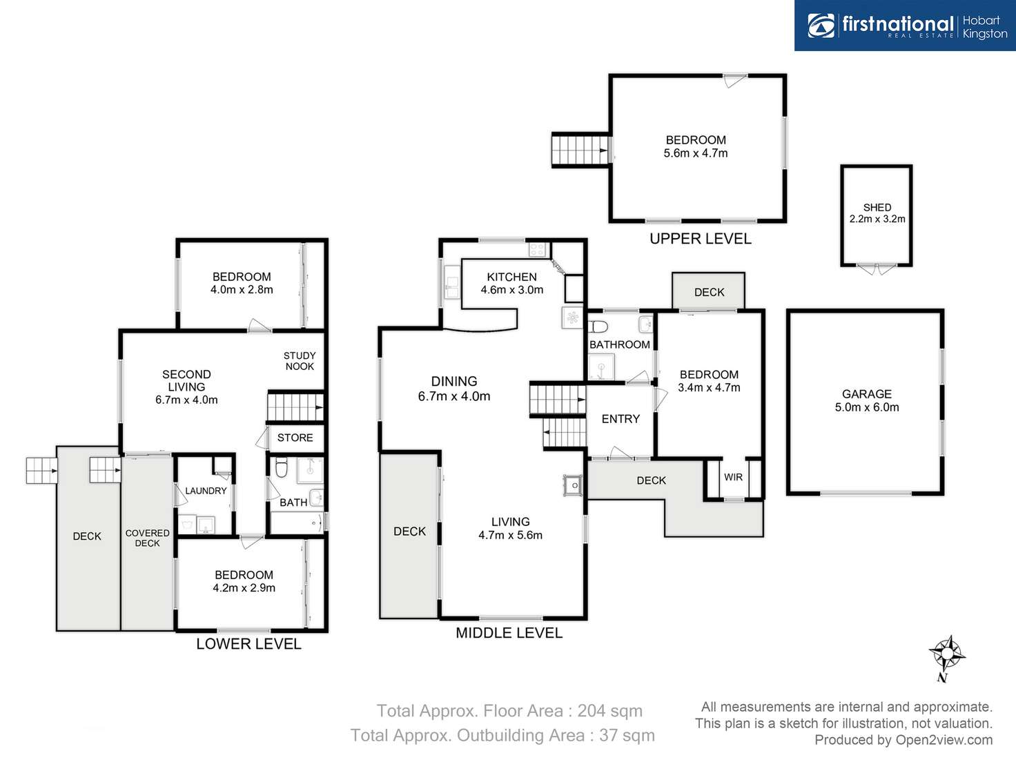 Floorplan of Homely house listing, 350 Resolution Road, Adventure Bay TAS 7150