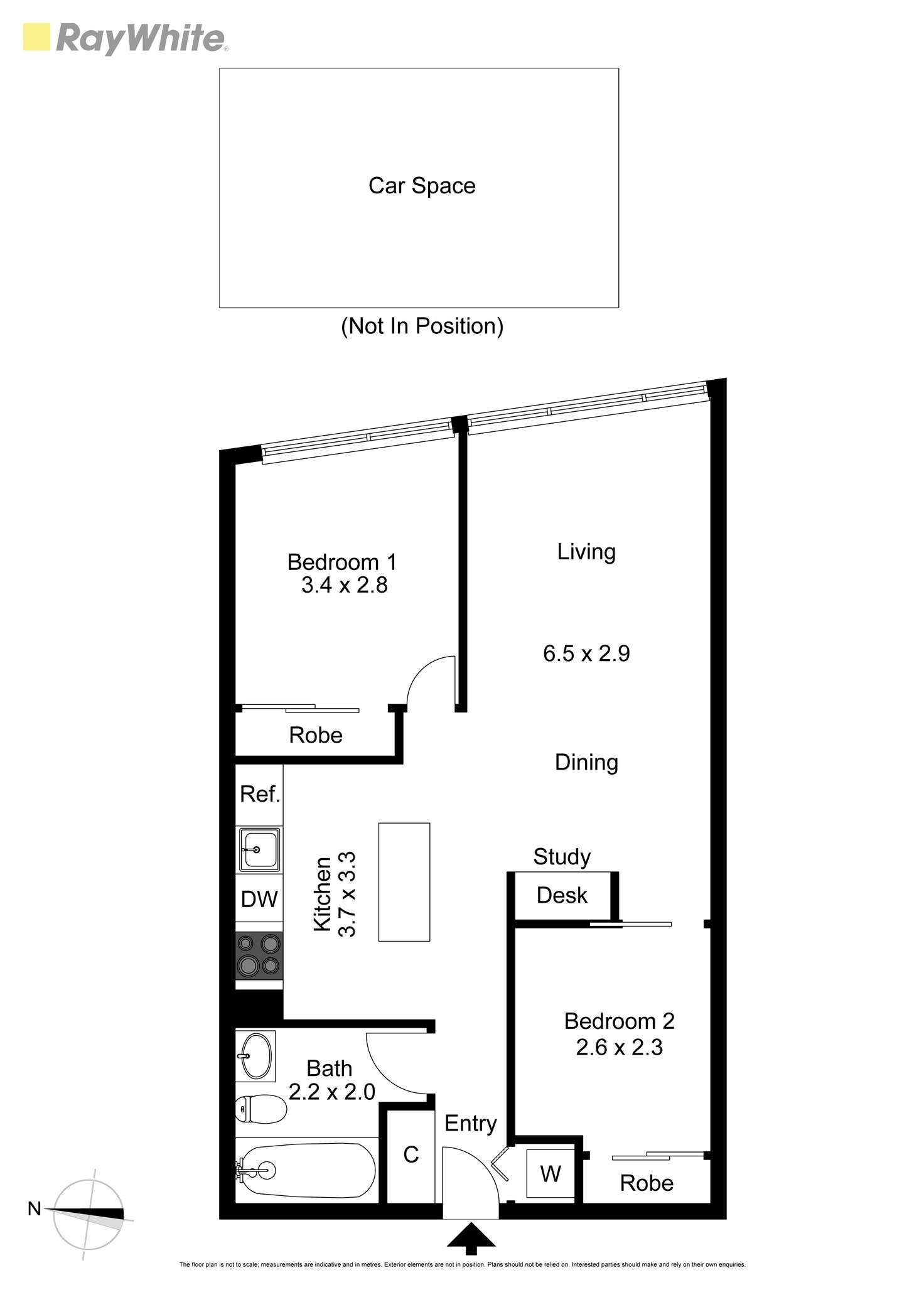 Floorplan of Homely apartment listing, 2403/18 Mt Alexander Road, Travancore VIC 3032