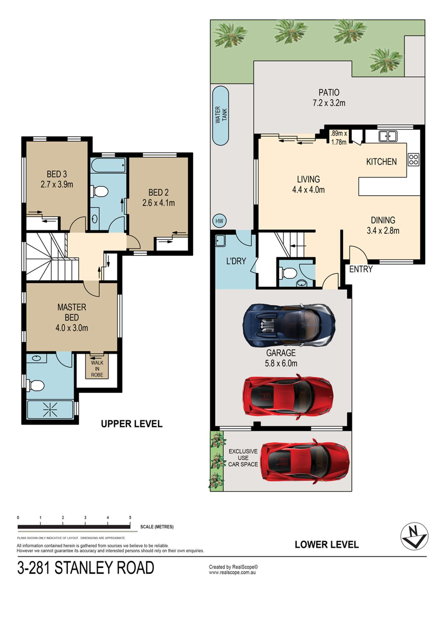 Floorplan of Homely townhouse listing, 3/281 Stanley Road, Carina QLD 4152