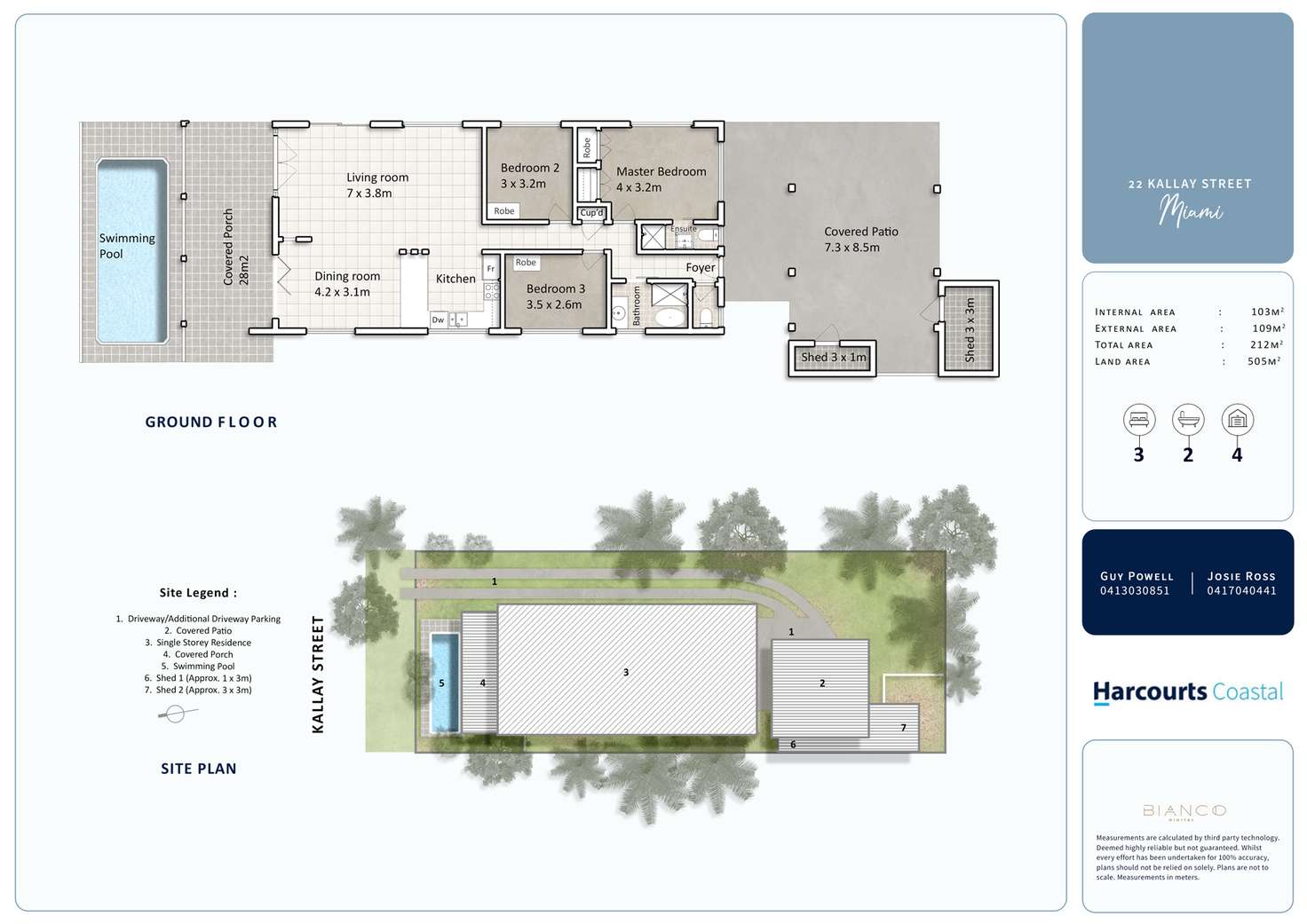 Floorplan of Homely house listing, 22 Kallay Street, Miami QLD 4220