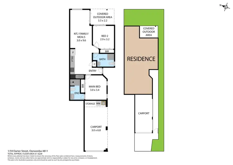 Floorplan of Homely unit listing, Address available on request