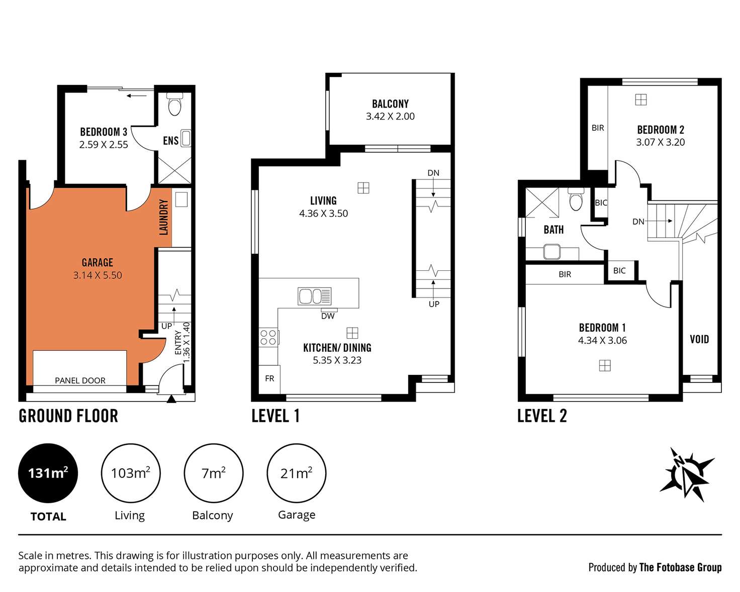 Floorplan of Homely townhouse listing, 9/187 Anzac Highway, Kurralta Park SA 5037