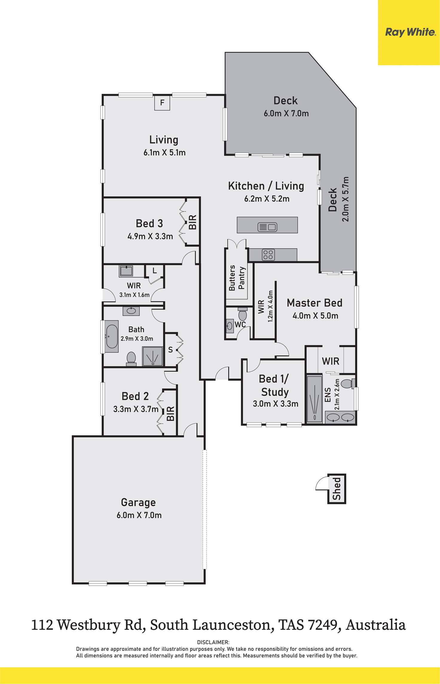 Floorplan of Homely house listing, 112 Westbury Road, South Launceston TAS 7249