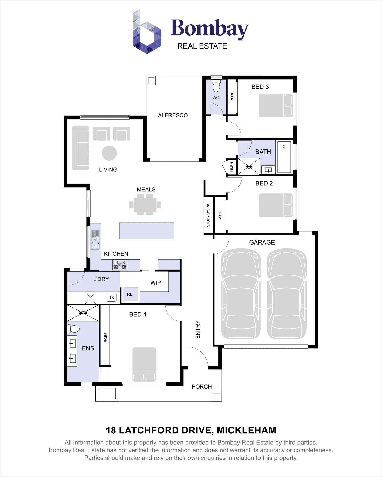 Floorplan of Homely house listing, 18 Latchford Drive, Mickleham VIC 3064
