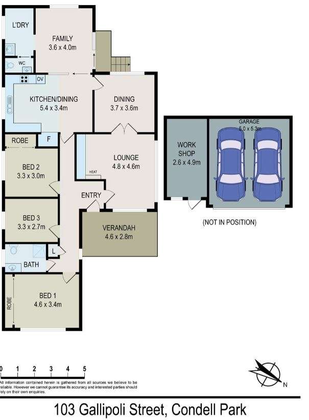 Floorplan of Homely house listing, 103 Gallipoli St, Condell Park NSW 2200