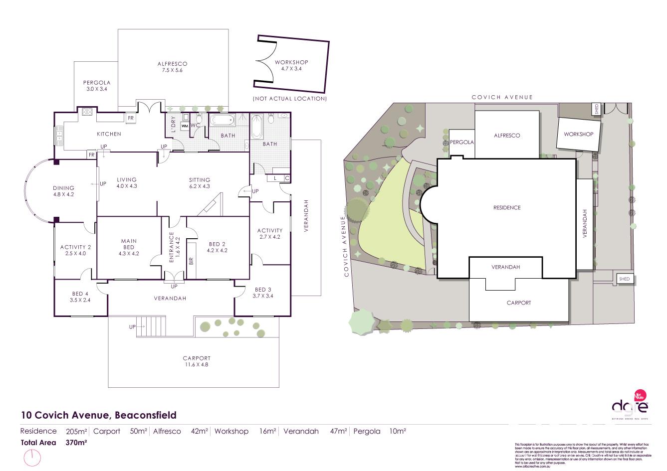 Floorplan of Homely house listing, 10 Covich Avenue, Beaconsfield WA 6162