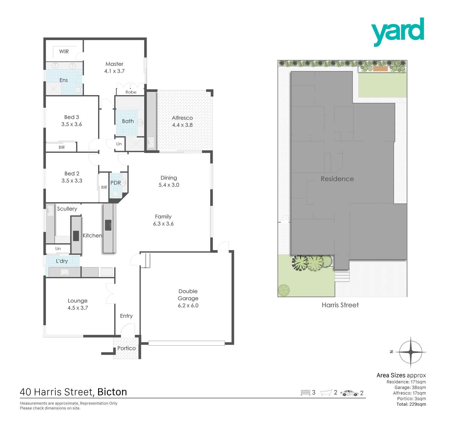 Floorplan of Homely house listing, 40 Harris Street, Bicton WA 6157