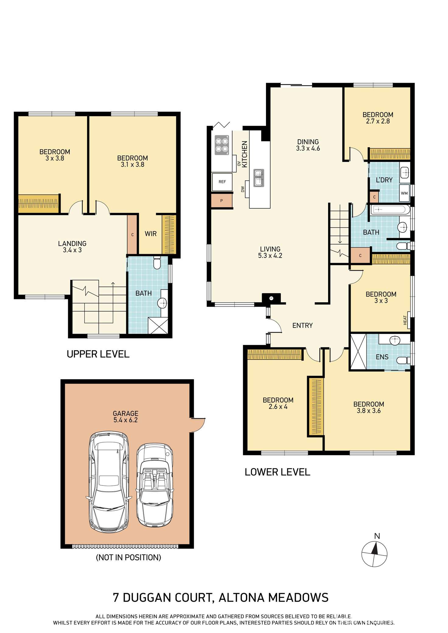 Floorplan of Homely house listing, 7 Duggan Court, Altona Meadows VIC 3028