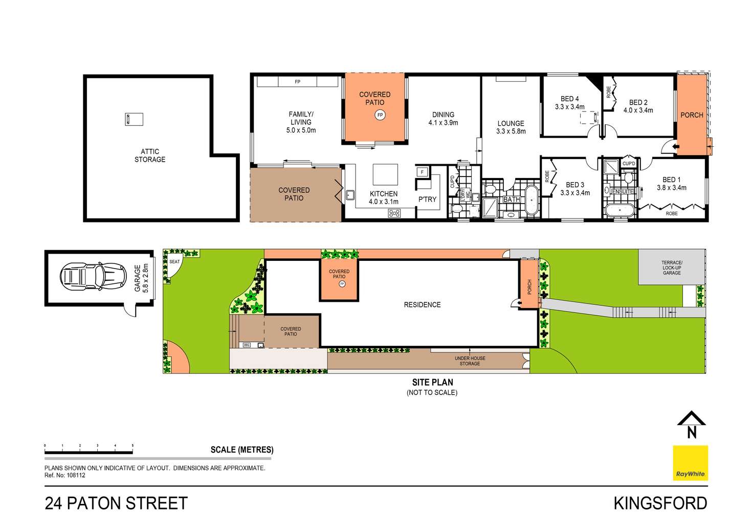 Floorplan of Homely house listing, 24 Paton Street, Kingsford NSW 2032