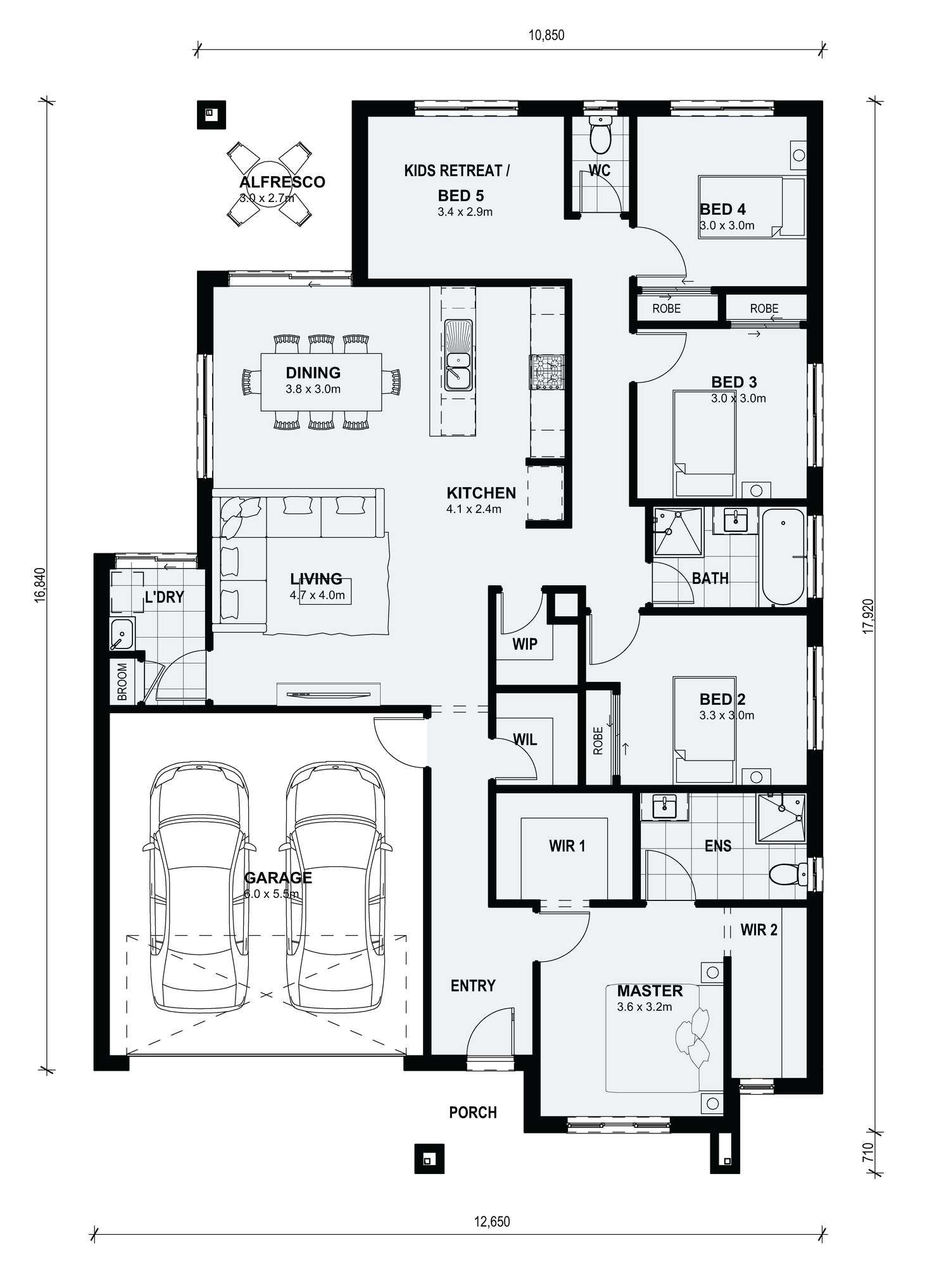 Floorplan of Homely house listing, Lot 521 Eutaxia Street at Mapplestone Estate (TITLED LAND), Sunbury VIC 3429