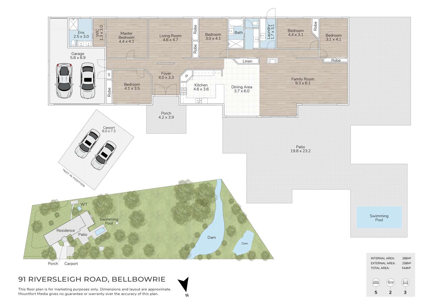 Floorplan of Homely acreageSemiRural listing, 91 Riversleigh Road, Bellbowrie QLD 4070