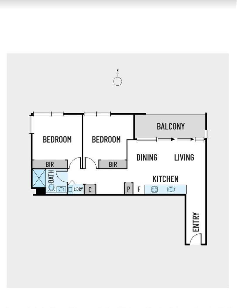 Floorplan of Homely apartment listing, 105/348 Canterbury Road, Surrey Hills VIC 3127