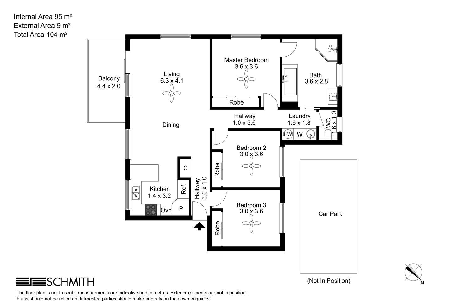 Floorplan of Homely apartment listing, 15/7 Barrett Street, Tweed Heads West NSW 2485