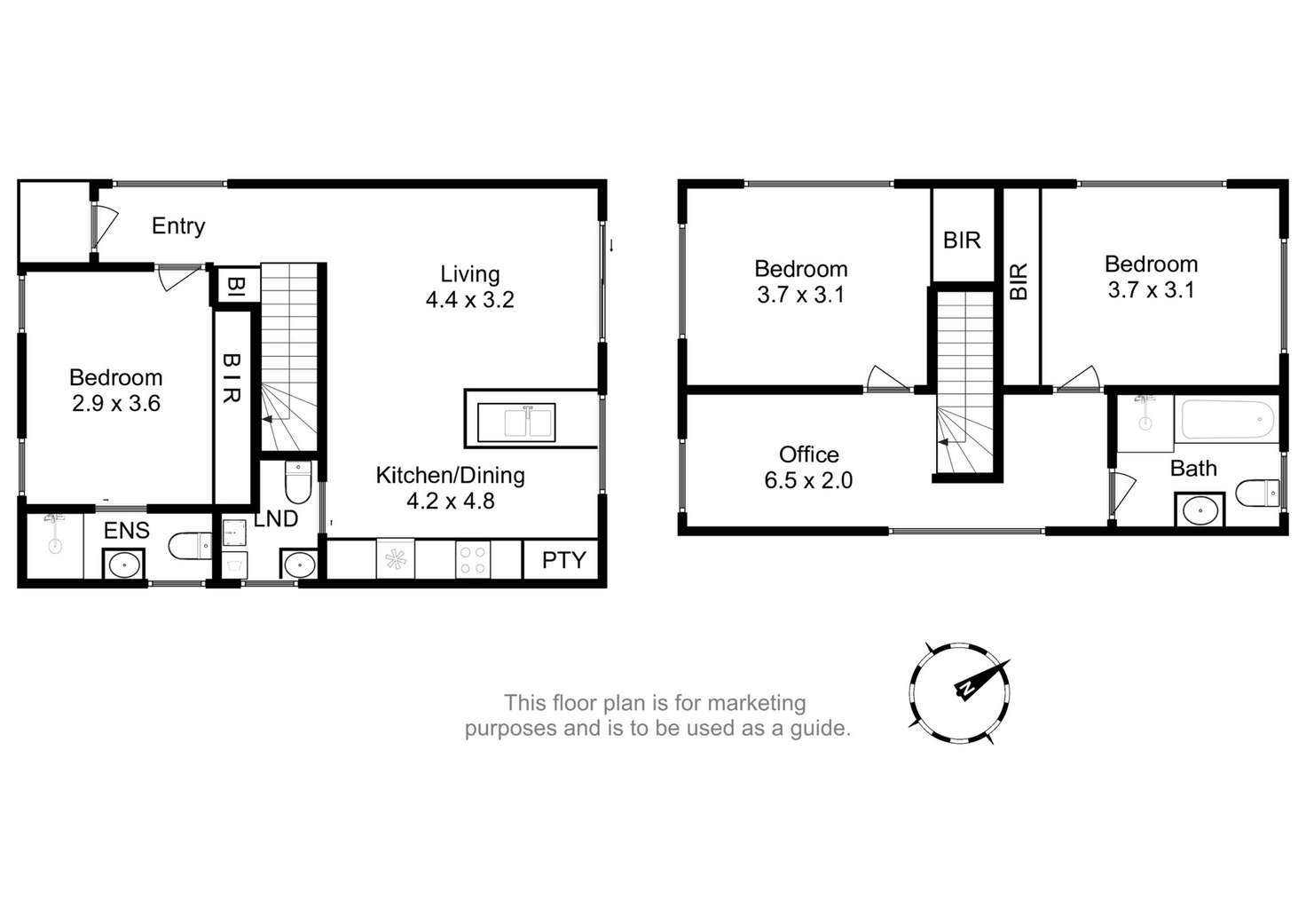 Floorplan of Homely unit listing, 2/31 O'Brien Street, Glenorchy TAS 7010