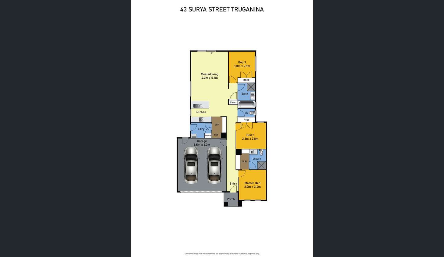 Floorplan of Homely house listing, 43 Surya Street, Truganina VIC 3029