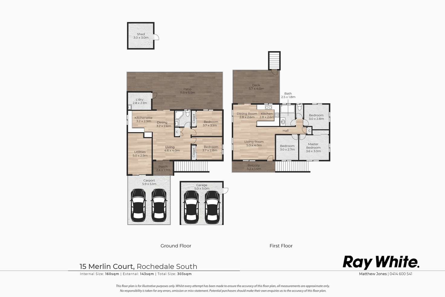 Floorplan of Homely house listing, 15 Merlin Court, Rochedale South QLD 4123