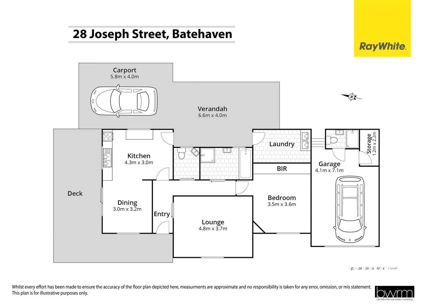 Floorplan of Homely house listing, 28 Joseph Street, Batehaven NSW 2536