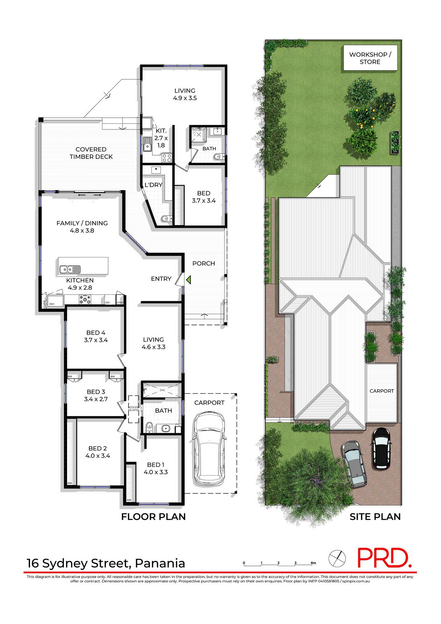 Floorplan of Homely house listing, 16 Sydney Street, Panania NSW 2213