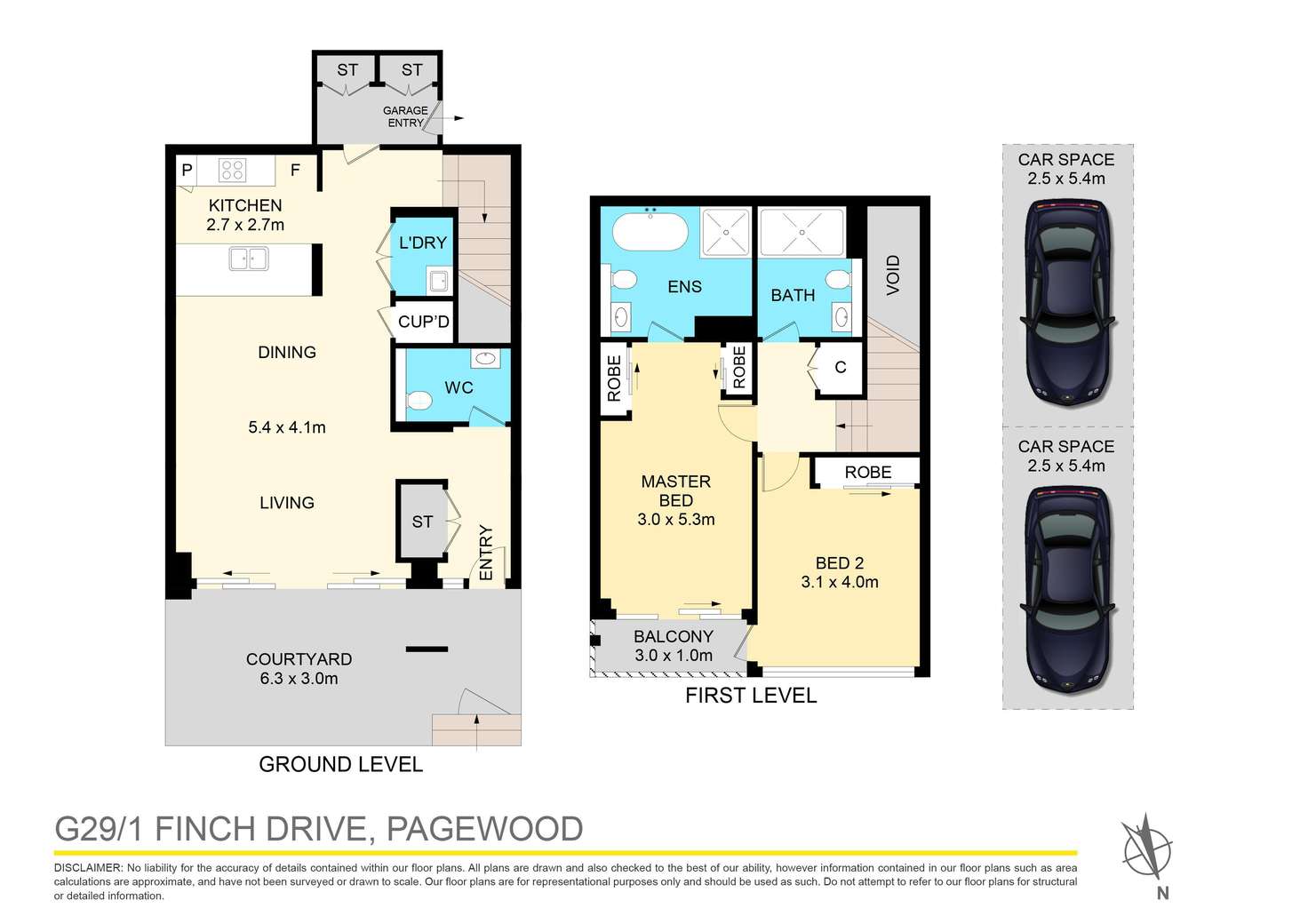 Floorplan of Homely apartment listing, G29/13 Oscar Place, Eastgardens NSW 2036