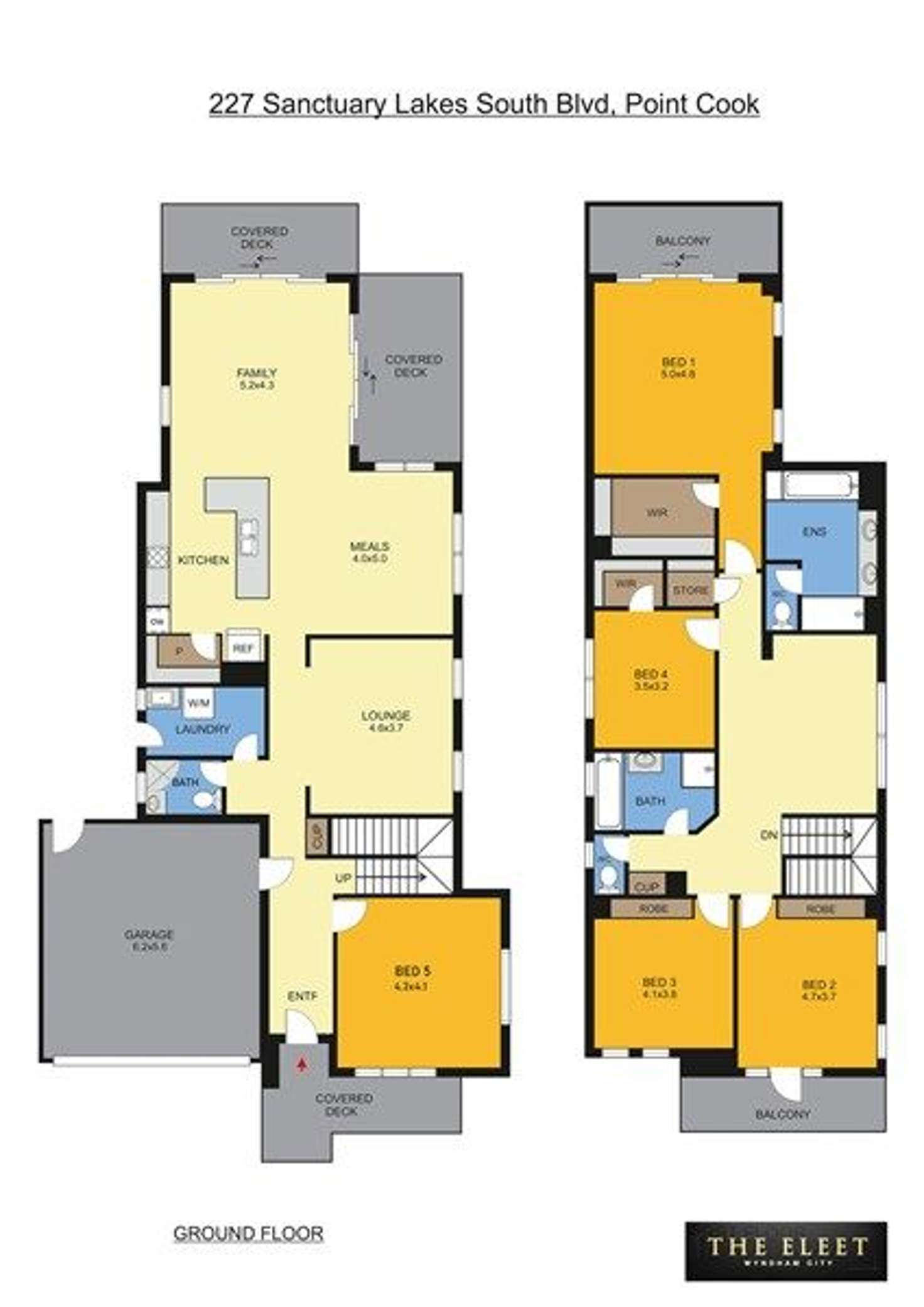 Floorplan of Homely house listing, 227 Sanctuary Lakes South Boulevard, Sanctuary Lakes VIC 3030