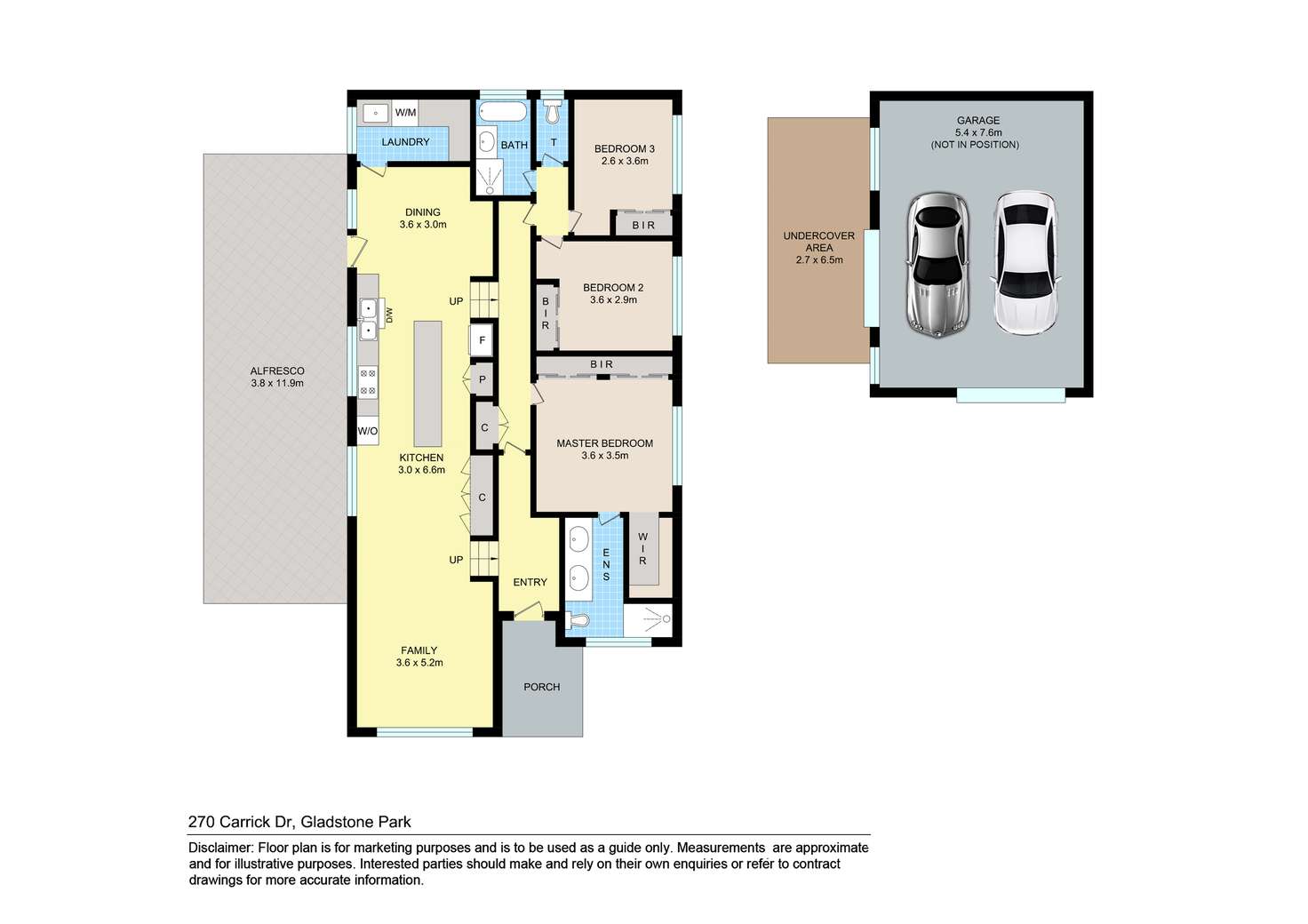 Floorplan of Homely house listing, 270 Carrick Drive, Gladstone Park VIC 3043