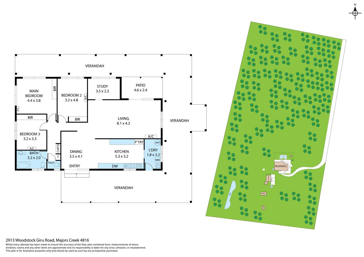 Floorplan of Homely house listing, 2913 Woodstock Giru Road, Majors Creek QLD 4816
