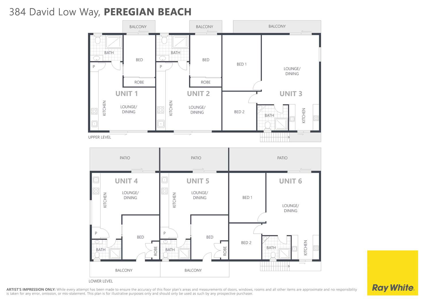 Floorplan of Homely blockOfUnits listing, 384 David Low Way, Peregian Beach QLD 4573