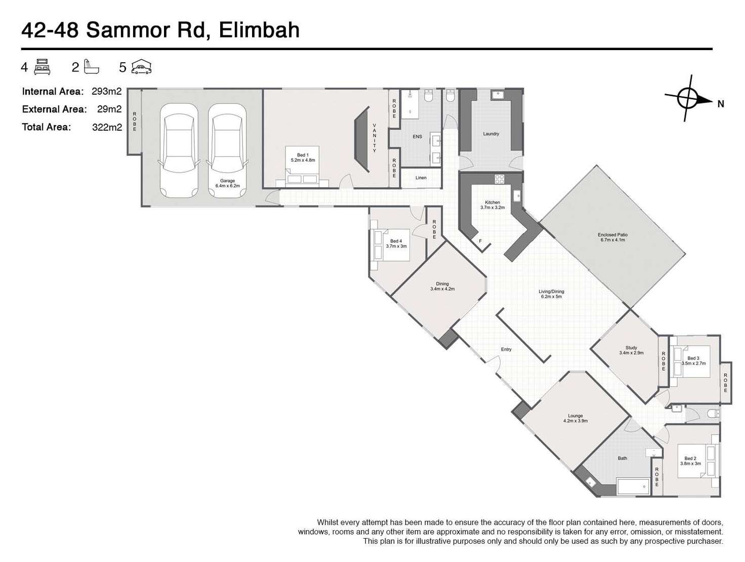 Floorplan of Homely house listing, 42-48 Sammor Road, Elimbah QLD 4516