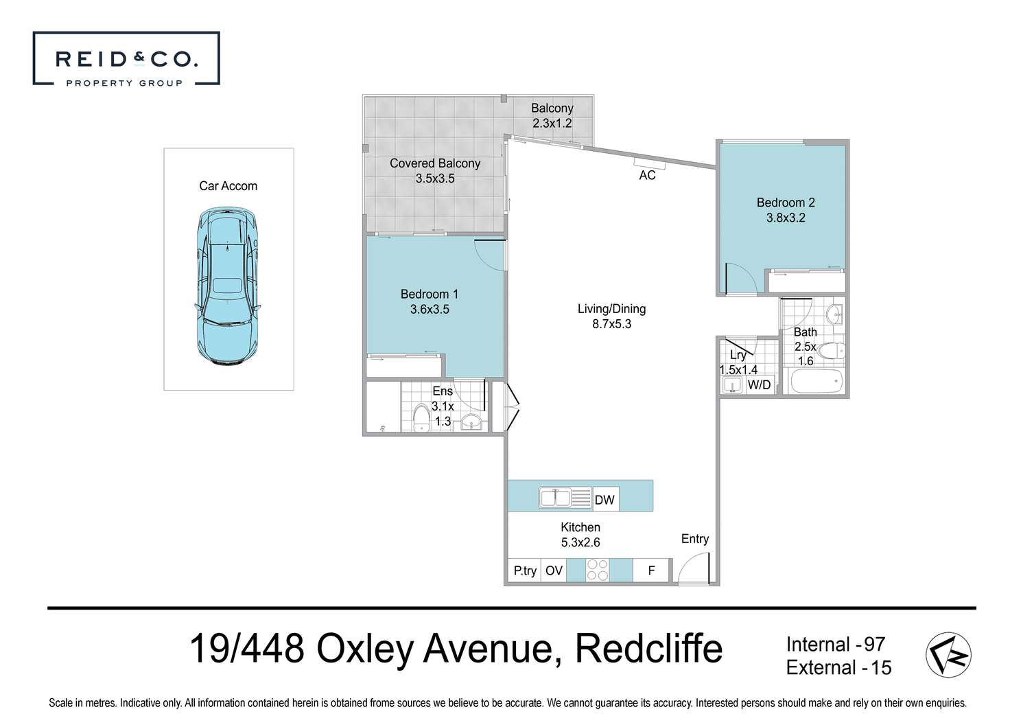 Floorplan of Homely apartment listing, 19/448 Oxley Avenue, Redcliffe QLD 4020