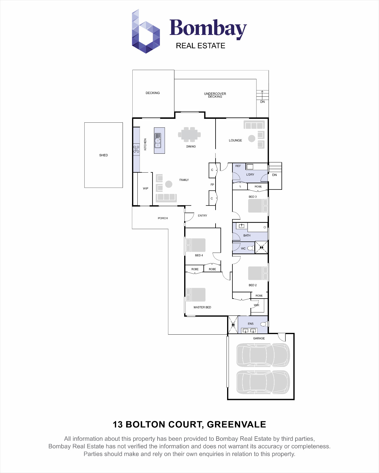 Floorplan of Homely house listing, 13 Bolton Court, Greenvale VIC 3059