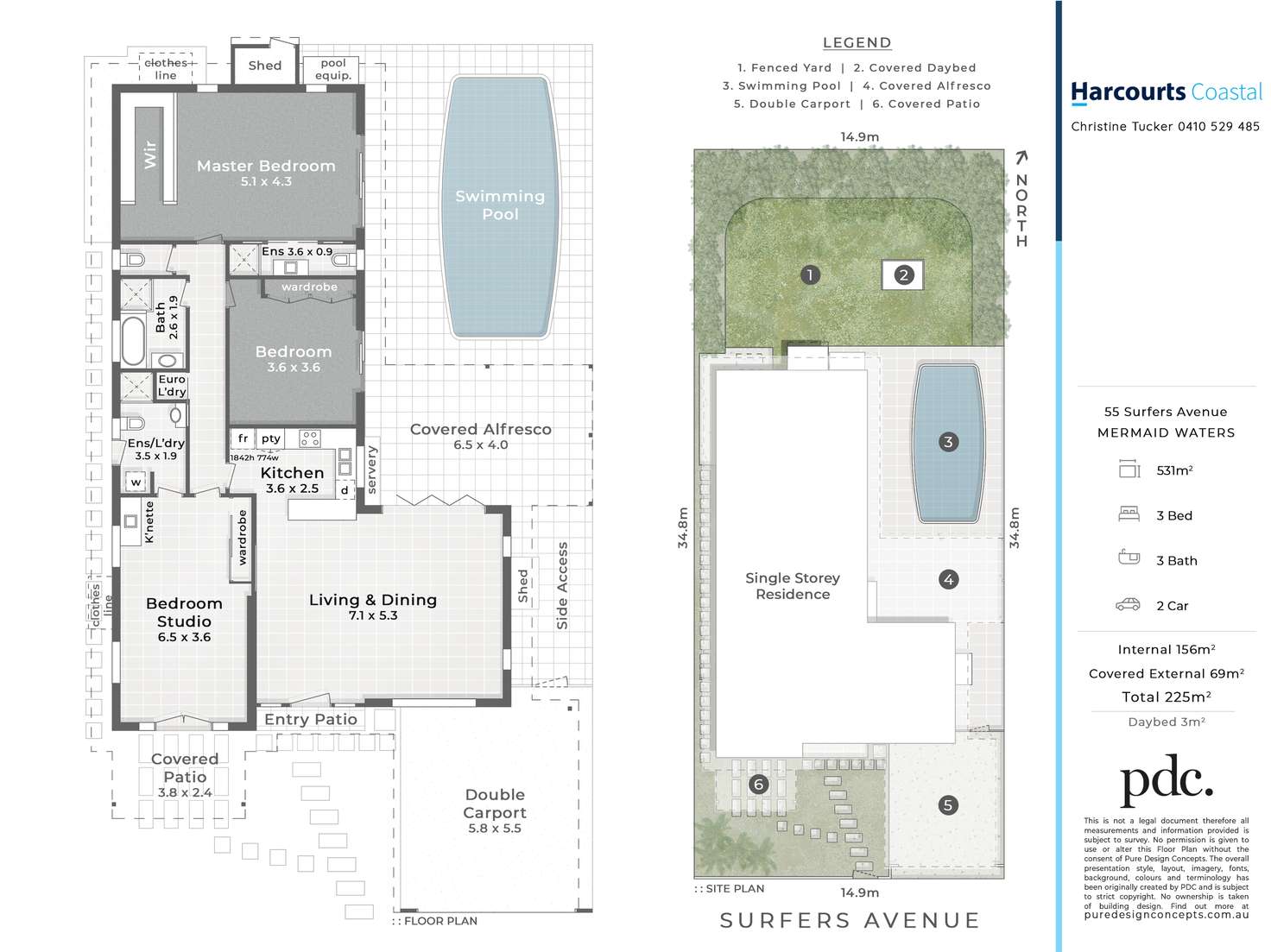 Floorplan of Homely house listing, 55 Surfers Avenue, Mermaid Waters QLD 4218