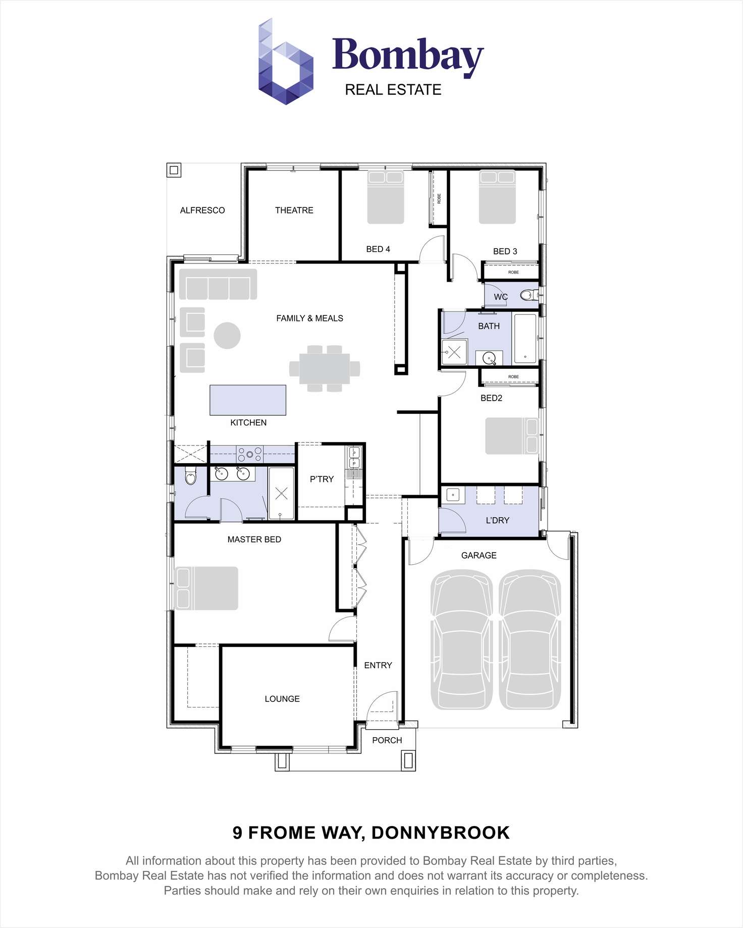 Floorplan of Homely house listing, 9 Frome Way, Donnybrook VIC 3064