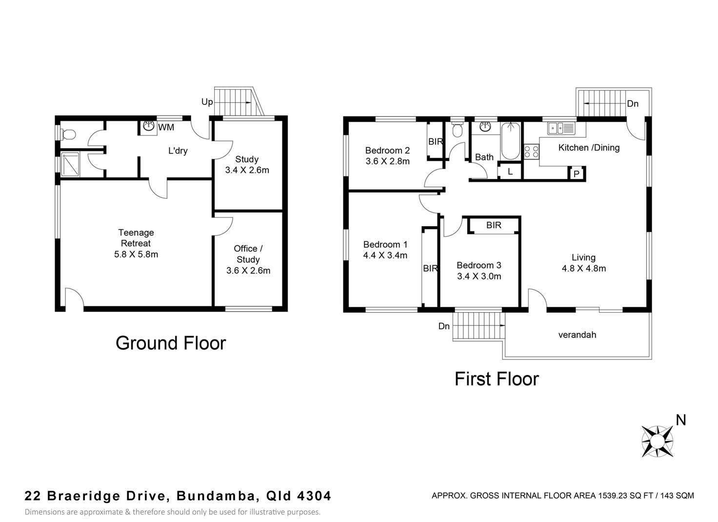 Floorplan of Homely house listing, 22 Braeridge Drive, Bundamba QLD 4304