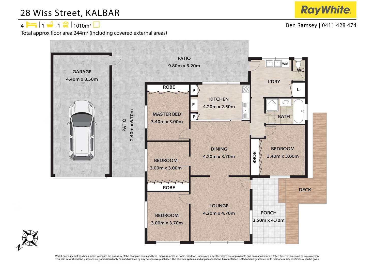 Floorplan of Homely house listing, 28 Wiss Street, Kalbar QLD 4309