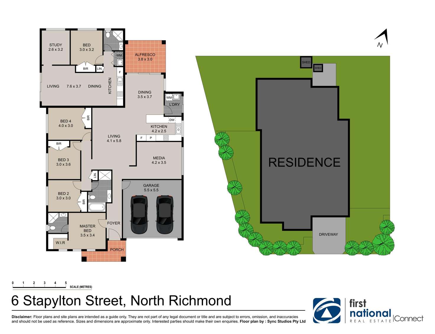 Floorplan of Homely house listing, 6 & 6A Stapylton St, North Richmond NSW 2754