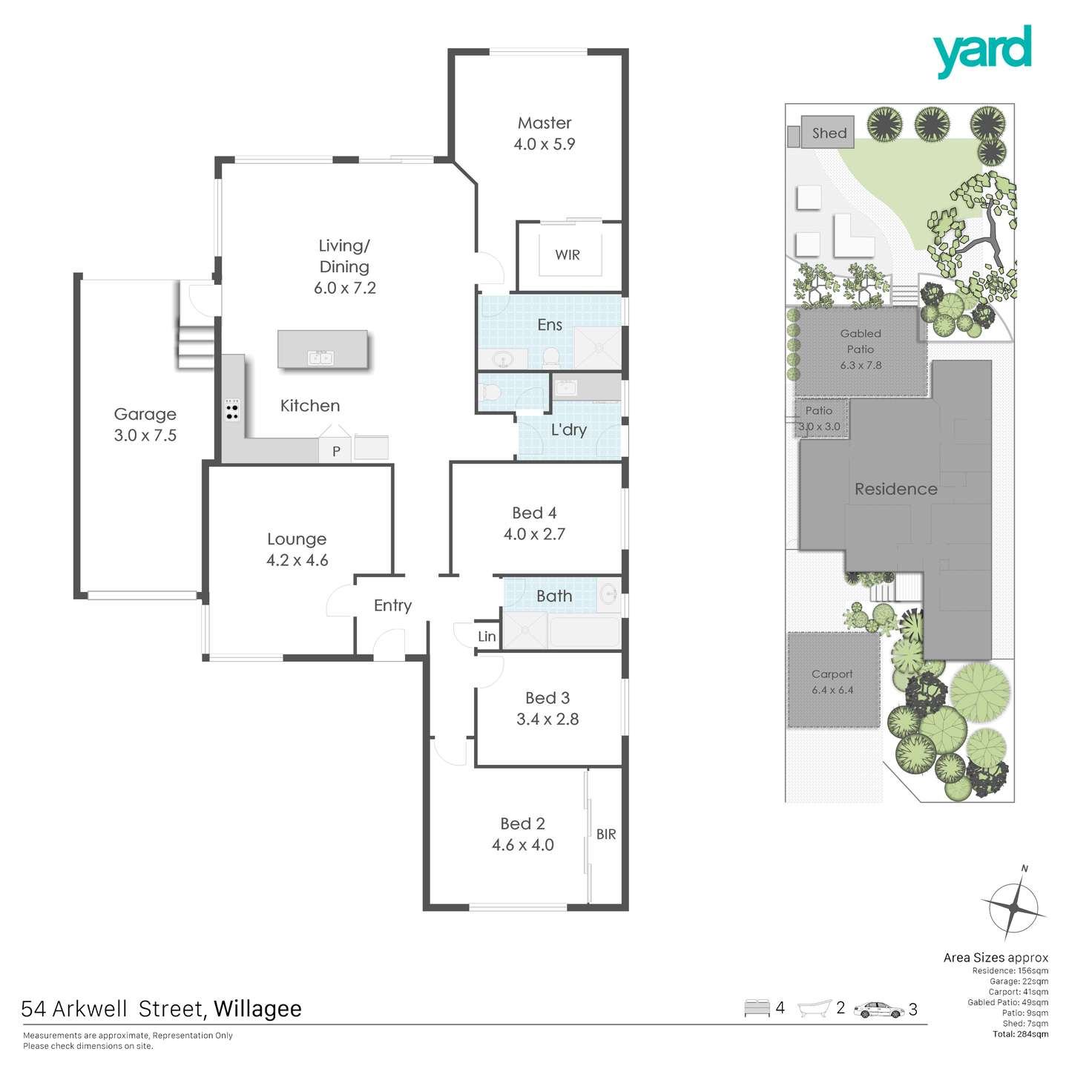 Floorplan of Homely house listing, 54 Arkwell Street, Willagee WA 6156