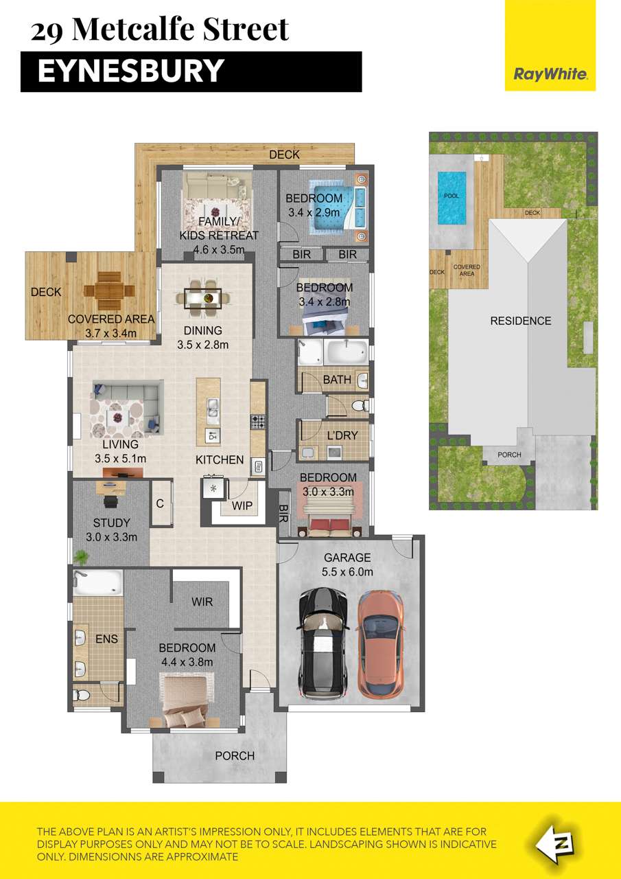 Floorplan of Homely house listing, 29 Metcalfe Street, Eynesbury VIC 3338